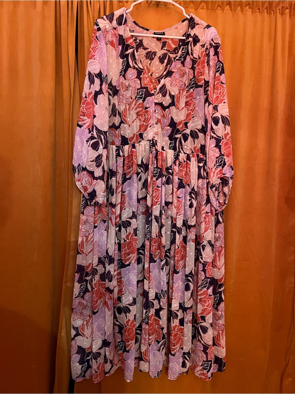 Torrid floral dress size 4